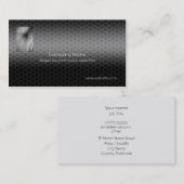 金属一見のテンプレートの出口の管 名刺 (正面/裏面)