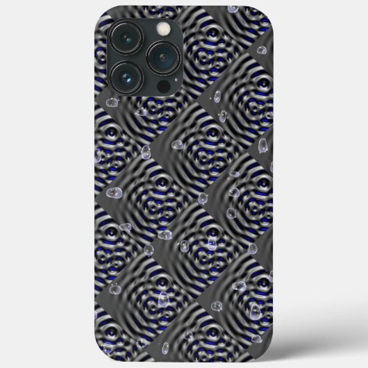 金属上の雨滴 Case-Mate iPhoneケース (裏面)