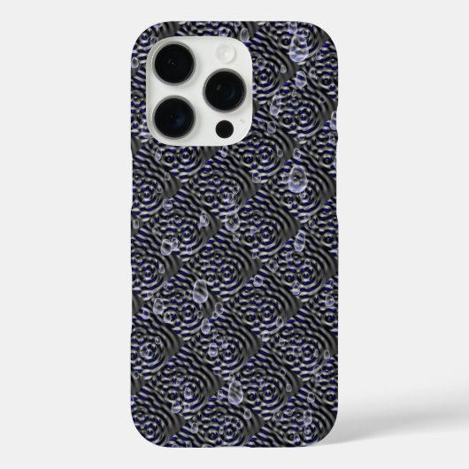 金属上の雨滴 Case-Mate iPhoneケース (裏面)