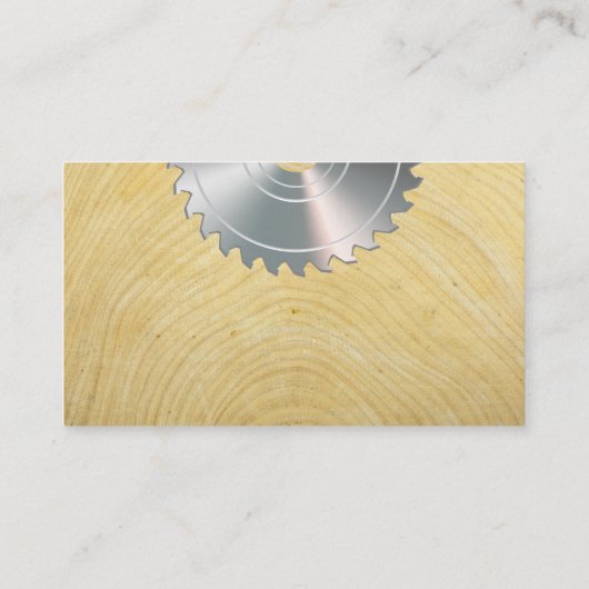 金属丸鋸 | 木目 | 建築 名刺 (裏面)