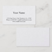 金属仕上げ名刺テンプレート 名刺 (正面/裏面)