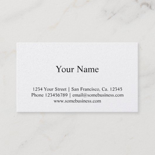 金属仕上げ名刺テンプレート 名刺 (正面)