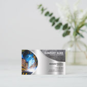 金属仕上げ名刺 名刺 (スタンド正面)