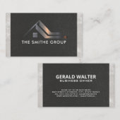 金属住宅特性 | 実在地 名刺 (正面/裏面)