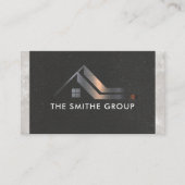 金属住宅特性 | 実在地 名刺 (正面)