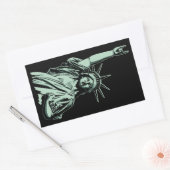 金属像 長方形シール (封筒)