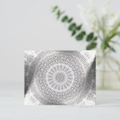 金属元素カレイドパターン ポストカード (スタンド正面)