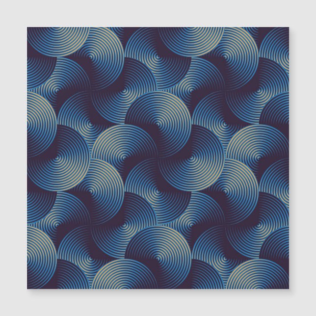 金属円の光学錯覚、シームレスなパターン (正面)