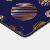 金属円パターン デスクマット (コーナー)