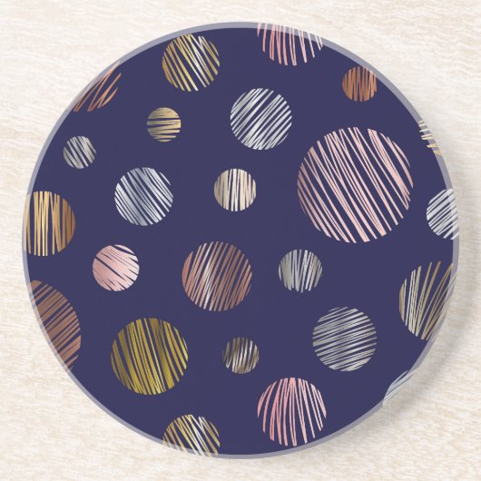 金属円 コースター (正面)