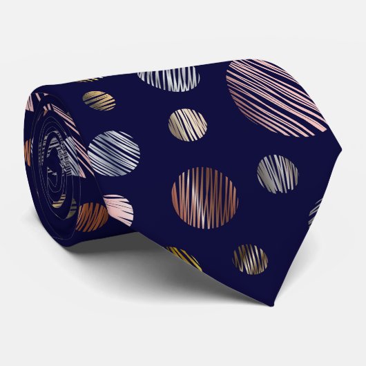 金属円 ネクタイ (ロール)