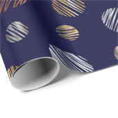 金属円 ラッピングペーパー (ロールコーナー)