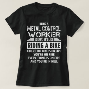 金属制御作業者 Tシャツ