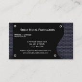 金属加工会社 名刺 (正面)