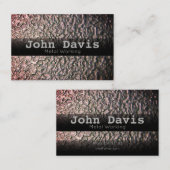 金属加工名刺 名刺 (正面/裏面)