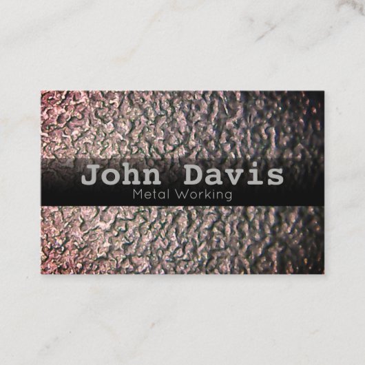 金属加工名刺 名刺 (正面)