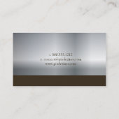 金属加工業、名刺 名刺 (裏面)