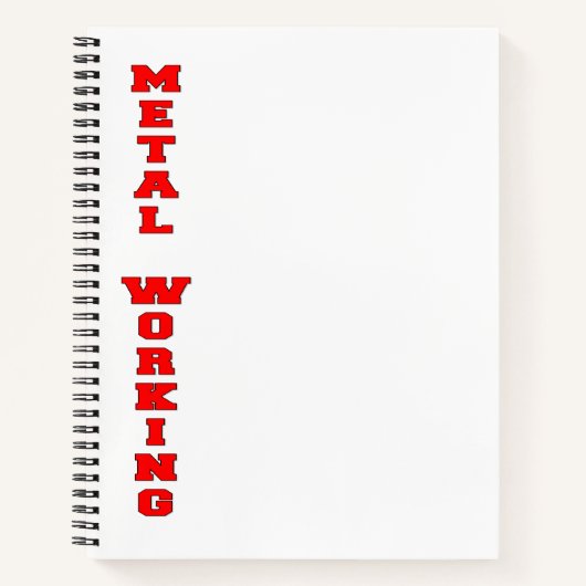 金属加工 ノートブック (正面)