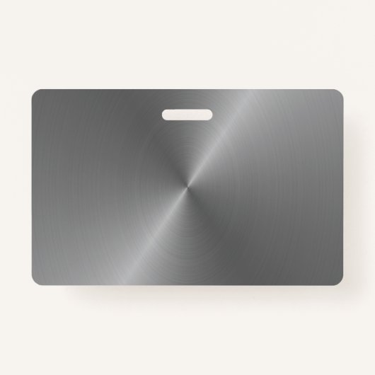 金属効果の写真の名前入りの記章のテンプレート バッジ (裏面)