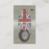 金属効果UJのスクーター 名刺 (裏面)