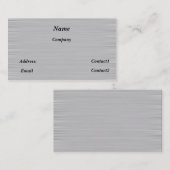 金属名刺お洒落 名刺 (正面/裏面)