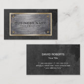 金属専門の建築 名刺 (正面/裏面)