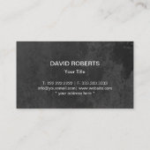 金属専門の建築 名刺 (裏面)