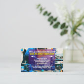 (金属工事サービス) 製造・溶接 名刺 (スタンド正面)