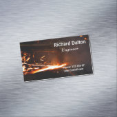 金属工事 マグネット名刺 (インサイチュ)