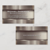 金属工業背景 名刺 (正面/裏面)