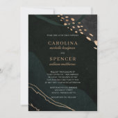 金属帯結婚の 招待状 (正面)