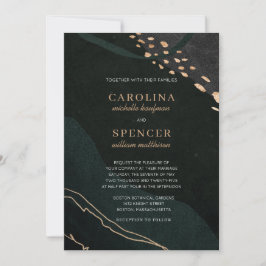 金属帯結婚の 招待状