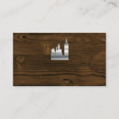 金属建物 | ウッド | 大工 名刺 (裏面)