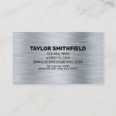 金属建築プロフェッショナル名刺 名刺 (裏面)