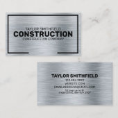 金属建築プロフェッショナル幾何学 名刺 (正面/裏面)