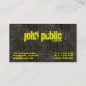 金属建築溶接機パターン 名刺 (裏面)