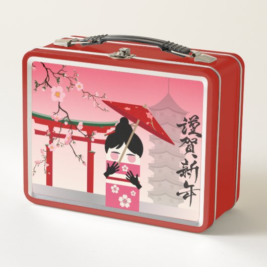 金属弁当箱 メタルランチボックス (正面)