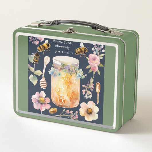 金属弁当箱 メタルランチボックス (正面)