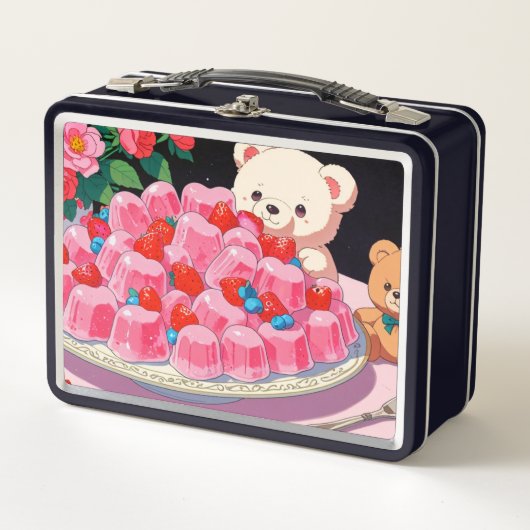 金属弁当箱 メタルランチボックス (正面)