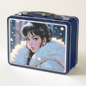 金属弁当箱（化粧箱） メタルランチボックス (裏面)