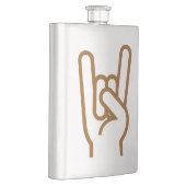 金属手 フラスク (右)