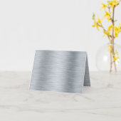 金属折られたステンレス鋼の挨拶状 カード (黄色い花)