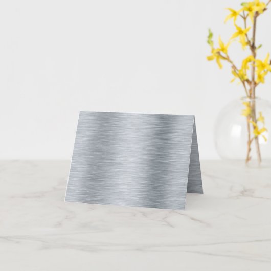 金属折られたステンレス鋼の挨拶状 カード (黄色い花)