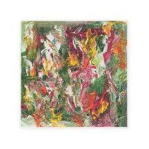 金属抽象芸術ウォールアートフローラの明るい喜び。80日目