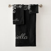 金属抽象芸術フローラ バスタオルセット (インサイチュ)