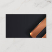 金属抽象芸術背景 名刺 (裏面)