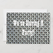 金属招待状 (正面)