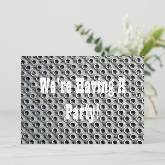 金属招待状 (スタンド正面)