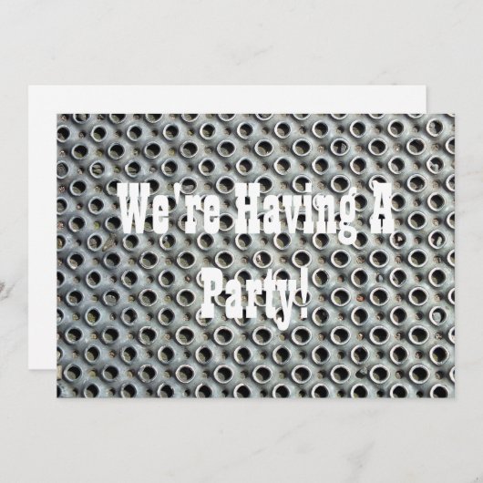 金属招待状 (正面/裏面)