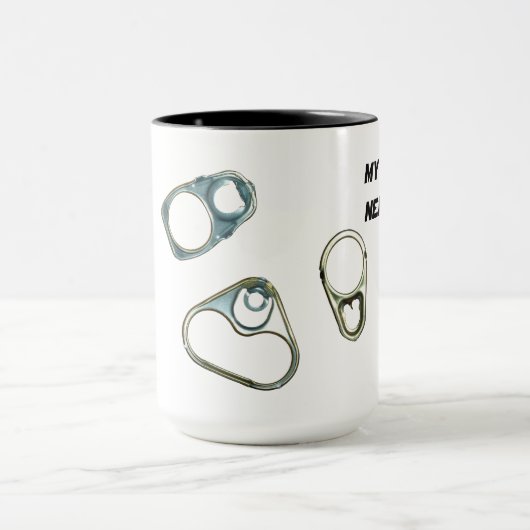 金属探知器アーチネメシスのプルタブ マグカップ (中央)